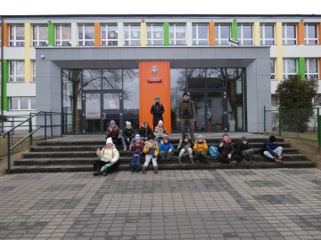 Spacer po Sieradzu w ramach Zimowego Ptakoliczenia 2025, 